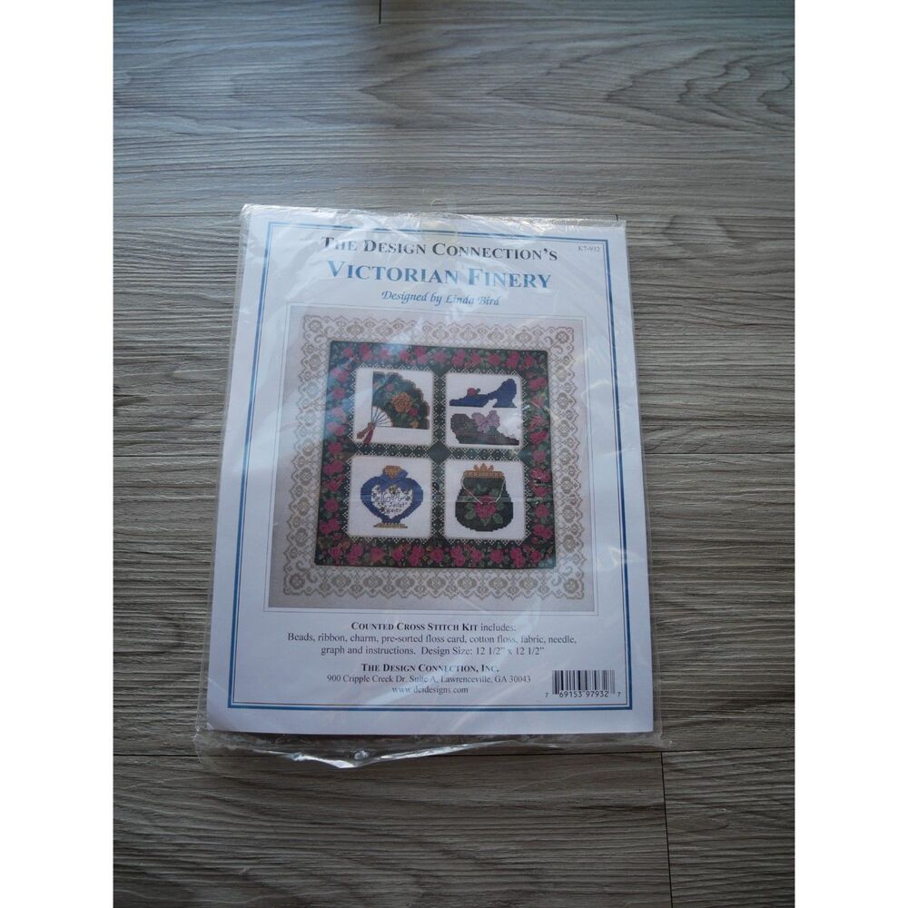 Victorian Finery Counted Cross Stitch Kit Linda Bird K7-932 New Sealed